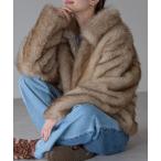 ショッピングショート コート アウター ファーブルゾン ショートコート レディース