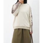 tシャツ LC/LLL 裏毛袖ラインボトルネックニット レディース