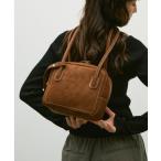 ボストンバッグ Eco leather square boston bag / エコレザースクエアボストンバック レディース
