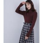 ショッピングタートルネック ニット セーター 「Oggi12月号掲載」ベーシックタートルネックニット レディース