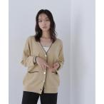 ショッピングカーディガン カーディガン バイカラーボクシーカーディガン レディース