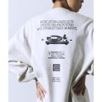 トレーナー スウェット 限定展開 リラックスフィット バックプリント クルーネック スウェット / STYLE MEETS SOUND メンズ