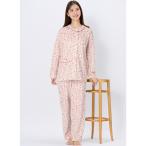 パジャマ ルームウェア 綿100%(本体肌側)　パジャマ　長袖　長ズボン　あったか レディース