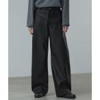  брюки [CALLNE]Vintage Design Curve Pants / Vintage дизайн кожзаменитель машина b брюки ( выставить соответствует ) мужской re