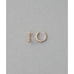 イヤリング 「ハンサムピンク」 K10MPG スタッズ フープイヤリング レディース