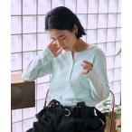 tシャツ 「新色追加」調温素材 INKEEP ヘンリーネックトップス/インキープ ヘンリーネックロンT レディース