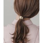 ショッピングヘアゴム ヘアゴム メタルラインヘアポニー