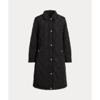 コート アウター ダイヤモンドキルテッド ジャケット レディース