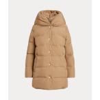 ダウンコート ダウンジャケット フーデッド ダウン コート レディース