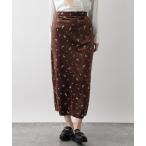 ショッピングスカート スカート ベロア刺繍タイトスカート
