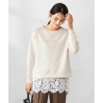 タンクトップ ノースリーブ レースヘムタンクトップ レディース