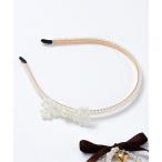 ショッピングリボン カチューシャ リボンパールカチューシャ