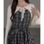 ショッピングキラキラ カーディガン 「SET着用可能」キラキラシャギーボレロ レディース