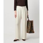  слаксы брюки 2 tuck широкий брюки WHITE - омыватель голубой женский 