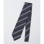 ショッピングバスケット ネクタイ SHIPS: シルク バスケット ヘリンボーン ストライプ ネクタイ