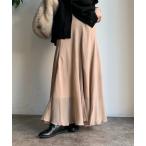ショッピングスカート スカート キュプラフレアスカート