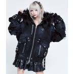 ブルゾン アウター 「REFLEM/レフレム」デニムフリンジN2Bジャケット レディース メンズ