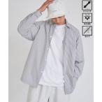シャツ 楽はおりシャツ「ストレッチ、吸水速乾、防シワ」 メンズ