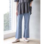[GLOBAL WORK] обработка ботинки cut Denim брюки LARGE голубой женский 