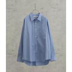 ショッピングトーマス 「THOMAS MASON」 長袖シャツ MEDIUM ブルー メンズ