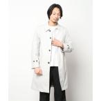 [green label relaxing] пальто с отложным воротником M светло-серый мужской 