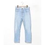 [BLACK BY MOUSSY] обработка Denim брюки 25inch голубой женский 