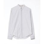 [MONKEY TIME] полоса рисунок рубашка с длинным рукавом S серый мужской 