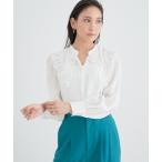 「ANAYI」 長袖ブラウス 38 ホワ