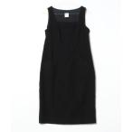 「RED VALENTINO」 ノースリーブワンピース 46 ブラック レディース