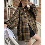 ブラウス シャツ ビエラBIGチェックシャツ レディース