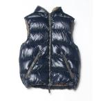 「DUVETICA」 ダウンベスト 50 ブルー メンズ