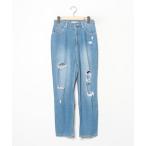 [URBAN RESEARCH Sonny Label] повреждение обработка Denim брюки 26 голубой женский 