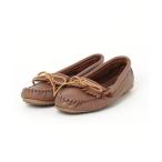 ショッピングMINNETONKA 「Minnetonka」 リボンフラットパンプス 8 ブラウン レディース
