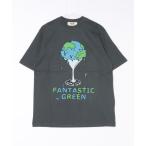 「MSGM」 半袖Tシャツ L グレー 