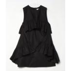 「MSGM」 フリルノースリーブワンピー