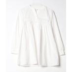 [BEAMS HEART] длинный рукав блуза FREE белый женский 