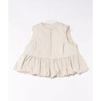 ショッピングダウンベスト ダウンベスト ベスト タフタキルティングペプラムベスト レディース