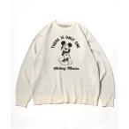 ニット セーター Disney（ディズニー）キャラクタージャガードニットセーター メンズ レディース ユニセックス/ミッキーマウス レディース メンズ