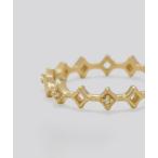 指輪 リング 「Bilan」Lozenge ring/ジグザクサークル　透かし石あり レディース