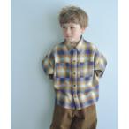 ショッピング服 ブラウス シャツ オンブレチェック シャツ / キッズ  100cm-160cm キッズ 子供服 男の子 女の子