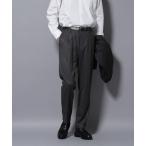 ショッピングnano スラックス 微起毛1タックテーパードパンツ メンズ