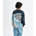 トレーナー  ELEMENT キッズ TIMBER WOLF CREW YOU トレーナー 「2025年秋冬モデル」/エレメントキッズバックプリントプ