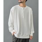 tシャツ ワッフルヘンリーネック メンズ レディース