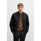 コート ジャケット レギュラーフィットジャケット ダイヤキルティング＆コットンリブ メンズ