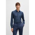 ショッピングモノグラム シャツ スリムフィットシャツ パフォーマンスストレッチ モノグラムジャカード メンズ