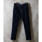 ジーンズ TAPERED SKINNY DENIM JEANS ONE WASH/ テーパード スキニー デニムパンツ ワンウォッシュ メンズ レディ