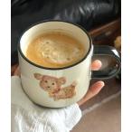 ショッピング陶器 タンブラー Retro dog coffee cup