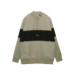  футболка тренировочный PANEL HALF ZIP L/S мужской 