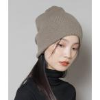 ニット帽 ニットキャップ リブニットビーニー レディース