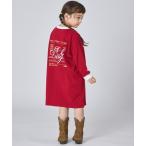ワンピース 「綿100%」ガールズ  バックプリントリンガー OP キッズ 子供服 女の子